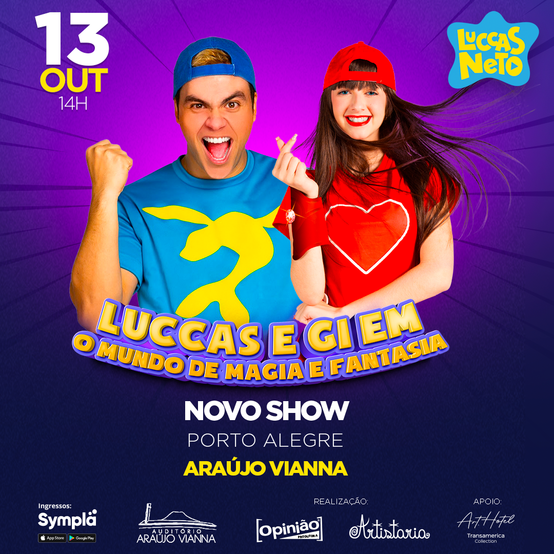 Luccas Neto em Porto Alegre